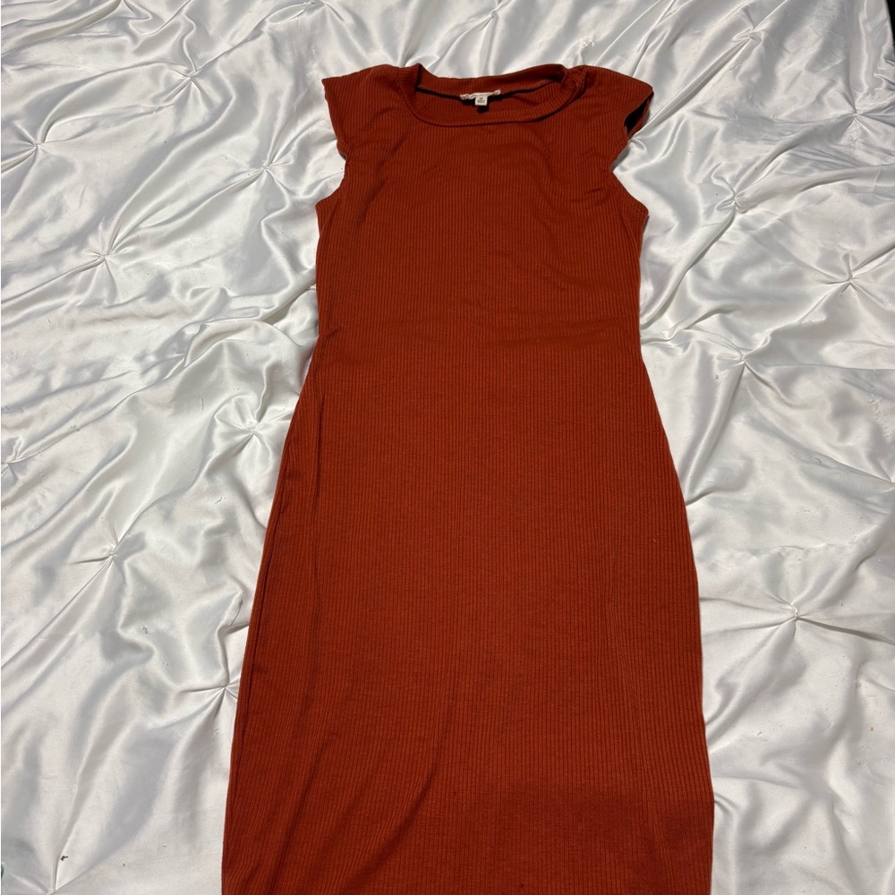 Rolla Coster Terracotta Midi Dress